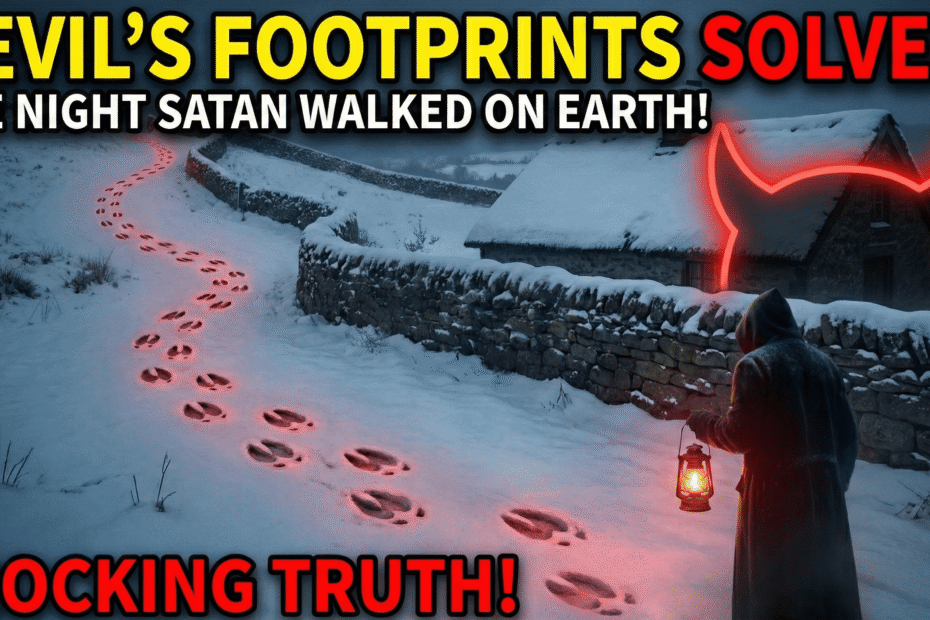 The Mystery of the Devil’s Footprints